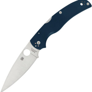 HyperFocal: 0 Navaja Spyderco Native Chief Lockback Cobalt C244GPCBL