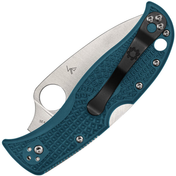 Navaja Spyderco LeafJumper Lockback Blue C262PBLK390