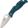 Navaja Spyderco LeafJumper Lockback Blue C262SBLK390