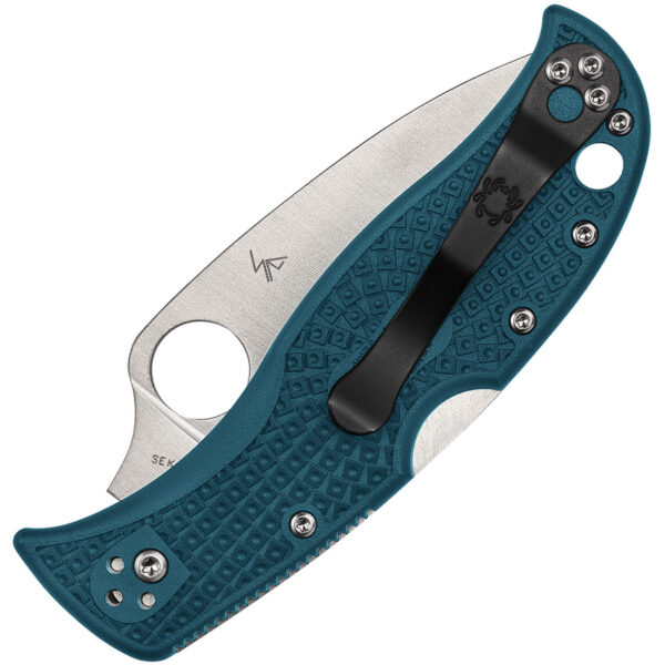 Navaja Spyderco LeafJumper Lockback Blue C262SBLK390