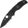 Navaja Spyderco Native 5 Lockback Black Serr C41PSBBK5