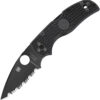 Navaja Spyderco Native 5 Lockback Blk Serrated C41SBBK5