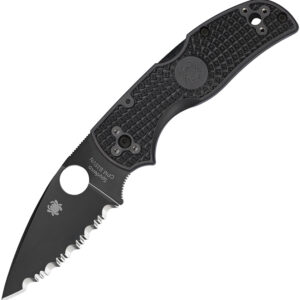 Navaja Spyderco Native 5 Lockback Blk Serrated C41SBBK5