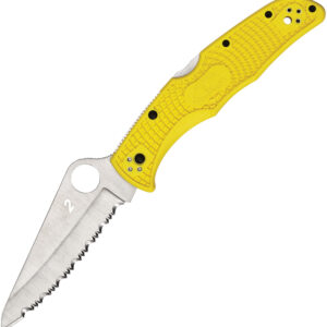 Navaja Spyderco Pacific Salt 2 Lockback Yellow C91SYL2