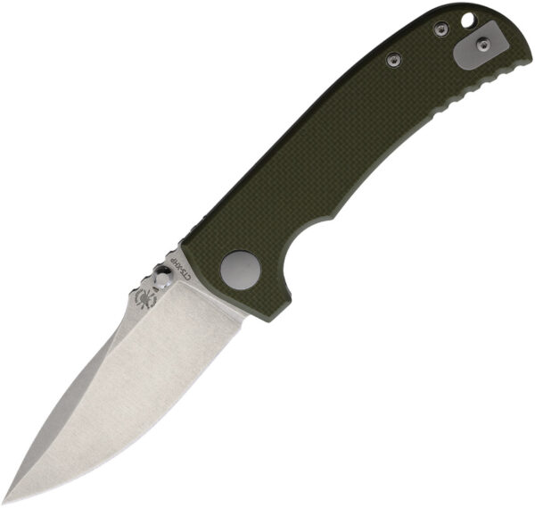 Navaja Spartan Blades Astor Linerlock Green G10 SFBL8GR