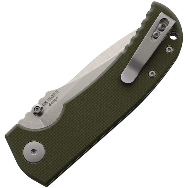 Navaja Spartan Blades Astor Linerlock Green G10 SFBL8GR