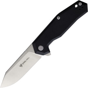 Navaja Steel Will Tenet 2 Linerlock Black SWF31-01