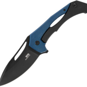 Navaja SOG Bulwark Framelock Blue Micarta 14-24-01-57