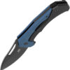 Navaja SOG Bulwark Framelock Blue Micarta 14-24-01-57
