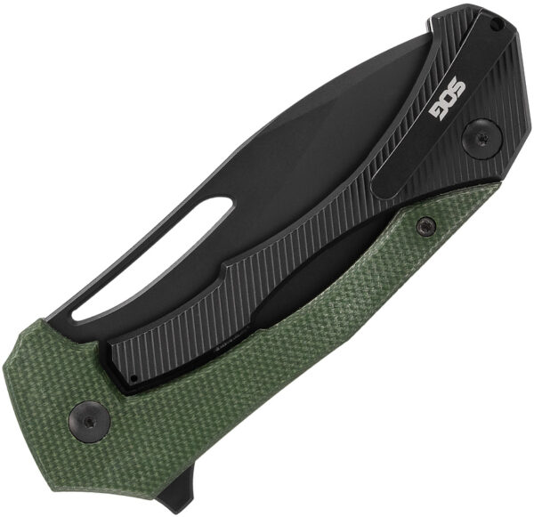 Navaja SOG Bulwark Framelock OD Mic 14-24-02-57