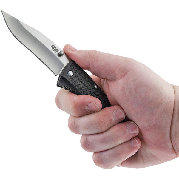 Navaja SOG Traction   Satin TD1011-CP