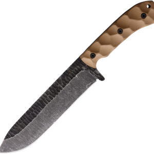 STPBK1TG10S-1.jpg Cuchillo Stroup Knives BK1 Fixed Blade Tan BK1-T-G10-S