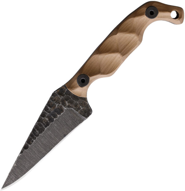 STPMINITG10S-1.jpg Cuchillo Stroup Knives Mini Fixed Blade Tan MINI-T-G10-S