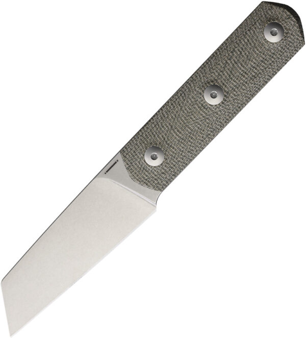 Cuchillo Straight Line Erny Fixed Blade Green Mic ER-GC