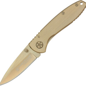 Navaja Smith & Wesson Executive Gold CK110GL