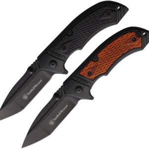 Navaja Smith & Wesson Pistol Grip Linerlock Combo 1105618