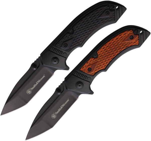 Navaja Smith & Wesson Pistol Grip Linerlock Combo 1105618