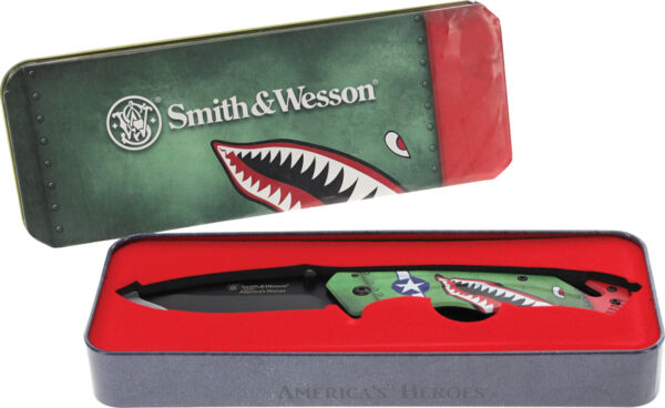 Navaja Smith & Wesson Americas Heroes Linerlock 1208872
