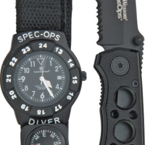 Navaja Smith & Wesson Special Ops Watch/Knife Combo SPEC OPS-2