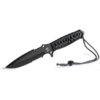 Cuchillo TB Outdoor Survival Fixed Blade Black 11060001