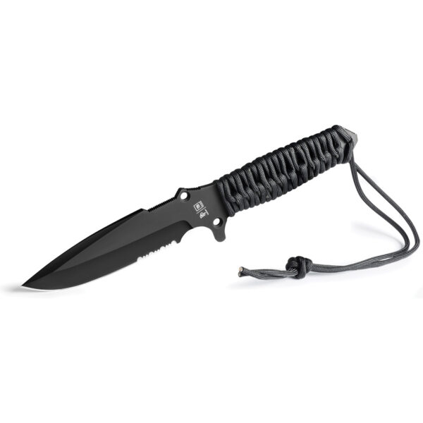 Cuchillo TB Outdoor Survival Fixed Blade Black 11060001