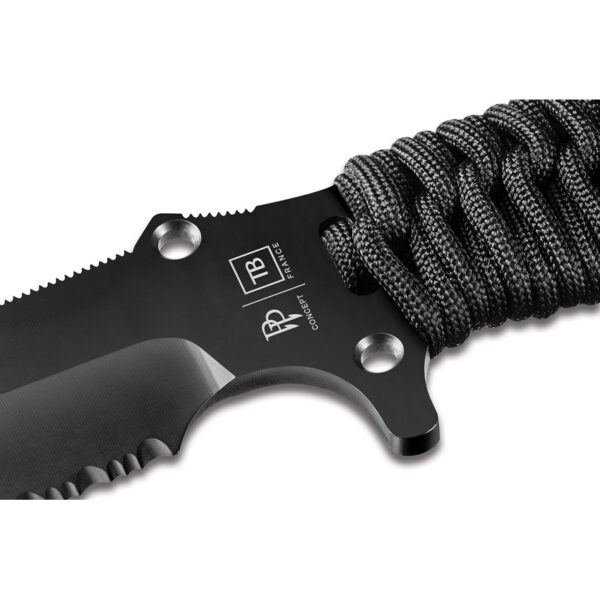 Cuchillo TB Outdoor Survival Fixed Blade Black 11060001
