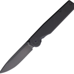 Navaja Tactile Knife Company Rockwall Linerlock Black 20-RT-MCDL-TTDL
