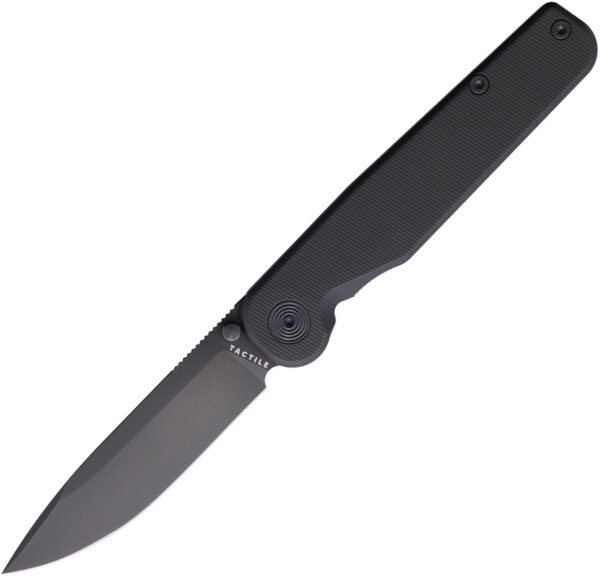 Navaja Tactile Knife Company Rockwall Linerlock Black 20-RT-MCDL-TTDL