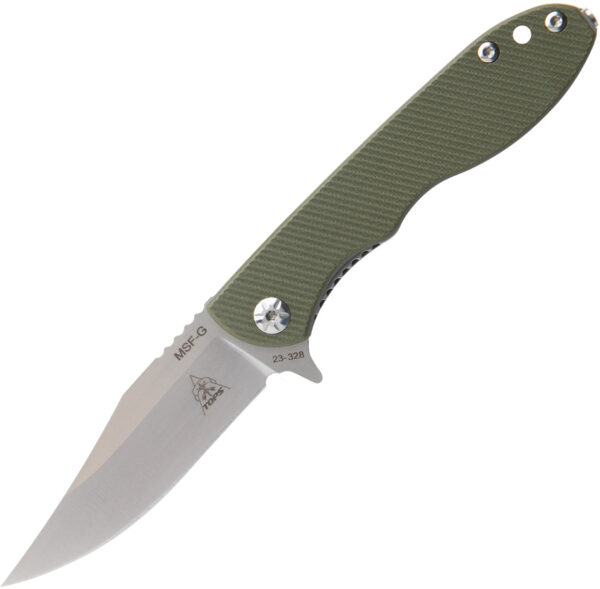 Navaja TOPS MSF Linerlock Green Elmax  MSFG-01