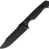 Cuchillo Toor Crewman Fixed Blade Black THE CREWMAN BLACK