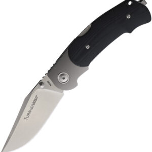 V5986GB-1.jpg Navaja Viper TURN Lockback Black G10 V5986GB