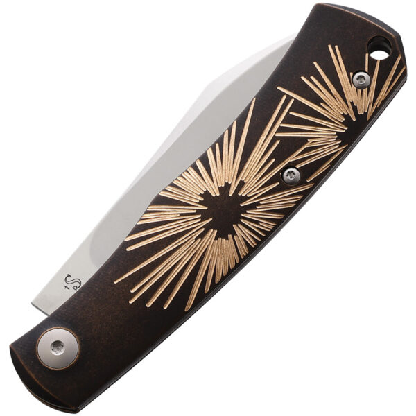 Navaja Viper Hug Folder Bronze Star V5990DBRS