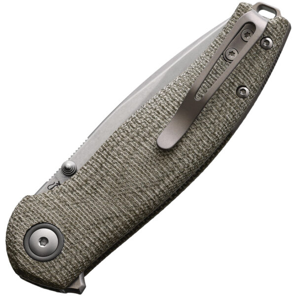 Cuchillo Viper Vale Linerlock Green Canvas V6006CV