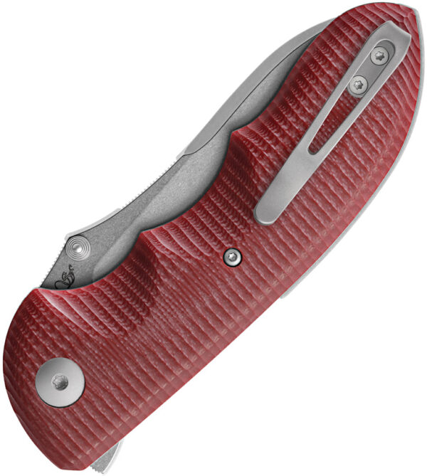 Cuchillo Viper Moon Button Lock Red G10 V6010GR