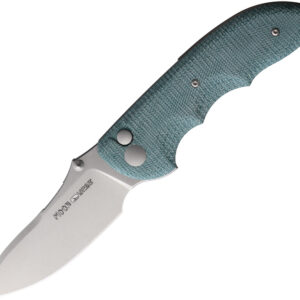 Cuchillo Viper Moon Button Lock Grn Canvas V6010TE