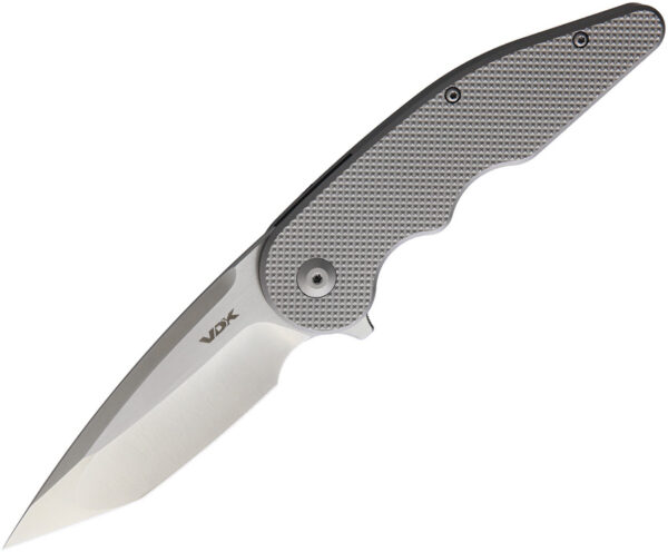 Navaja VDK Knives Wasp Framelock Gray VDK012 SW POLISHED BLADE