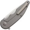 Navaja VDK Knives Wasp Framelock Gray VDK012 SW POLISHED BLADE