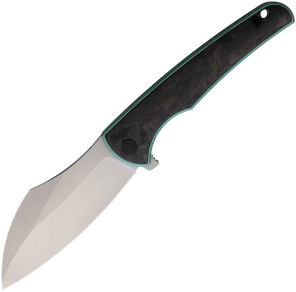 Navaja VDK Knives Vice Linerlock Green CF VDK036