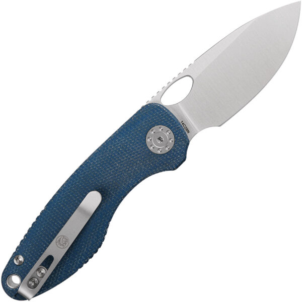 Navaja Vosteed Acorn Linerlock Blue Micarta A3301