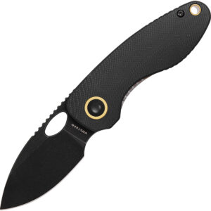 VOSA3401-1.jpg Navaja Vosteed Mini Acorn Linerlock Black A3401