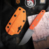 Cuchillo Vosteed Mink Fixed Blade Orange D0105