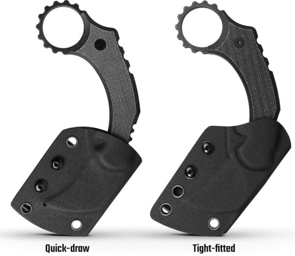 Cuchillo Vosteed Dirty Girl Fixed Blade Black D0202