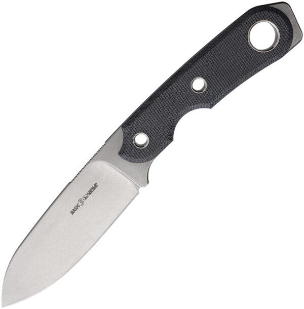 Cuchillo Viper Basic3 Fixed Blade Black Mic VT4036CB