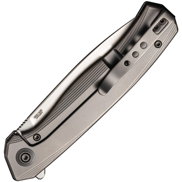 Navaja We Knife Co Ltd Seer Framelock LE Gray WE20015-3