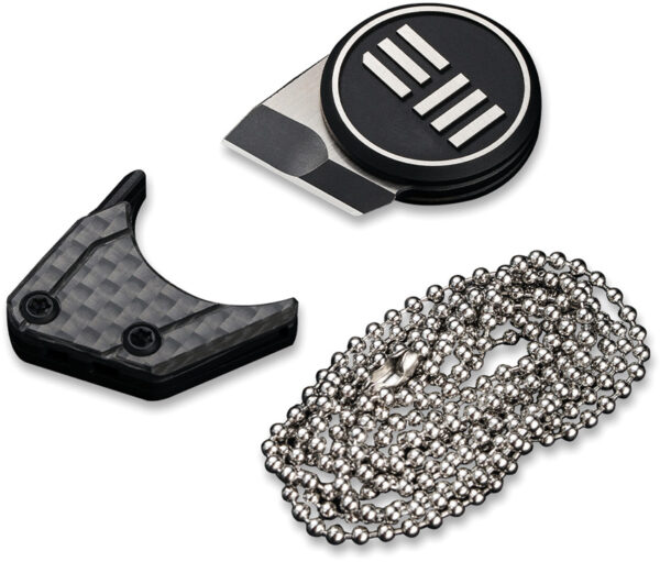 Cuchillo We Knife Co Ltd Quark Neck Knife Silver 20021-2