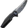 Navaja We Knife Co Ltd StarHawk Framelock Damascus WE21017-DS1