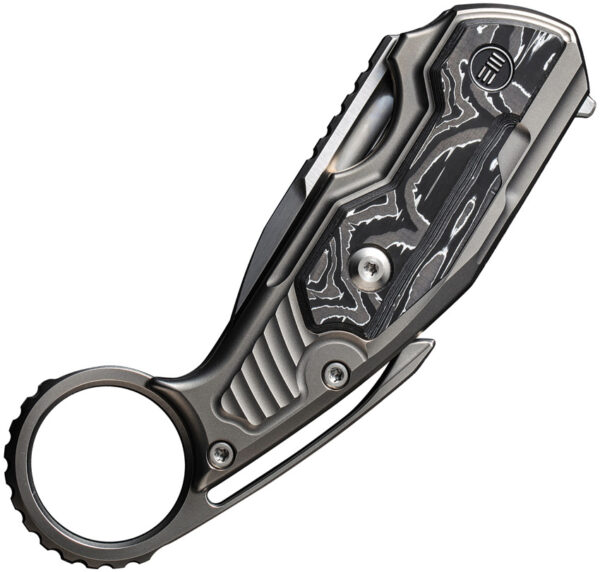 Navaja We Knife Co Ltd Yardbird Button Lock Alum Foil WE22021-3