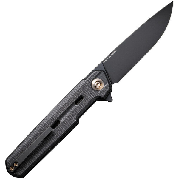 Navaja We Knife Co Ltd Navo Linerlock Black Micarta WE22026-1