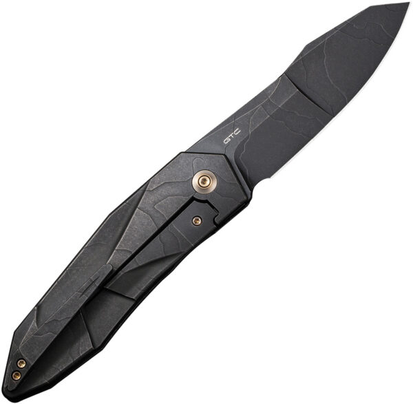 Navaja We Knife Co Ltd Solid Framelock Black Etch WE22028-5