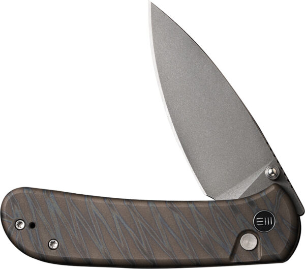 Navaja We Knife Co Ltd Qubit Button Lock Flame WE22030F-4